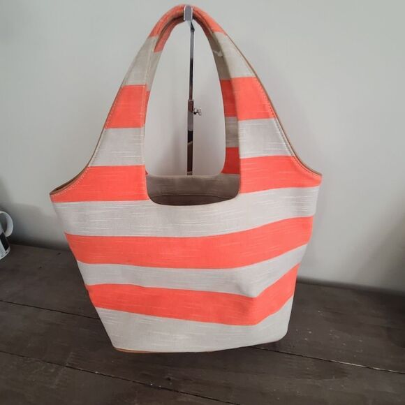 Kate Spade Large Stripe Bucket Tote with Nautical Stripes #WKRU1791 - Picture 3 of 10